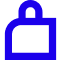 Security stat blue icon