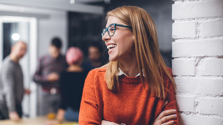 woman in office